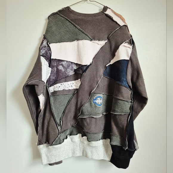 (SOLD) Patchwork Sweater - Picture 2 of 3